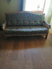 Voglauer Sofa,  Dreisitzer Anno 1900, Fichte,  Landhaus Bauernstil