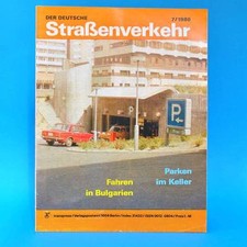 Der Deutsche Straßenverkehr 7/1980 Wolga GAS 24 Bulgarien Tiefgarage Rostock G