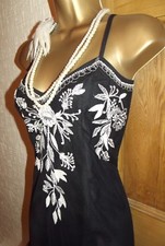 WALLIS Vintage ❤️ 1920er Jahre Art Deco Perlenklapper Gatsby Downton Hochzeitskleid 16