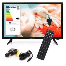 Wohnmobil Camping Fernseher LED TV 24 Zoll Opticum LCD DVB S S2 T2 USB 12 & 230V