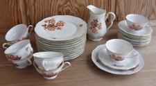Kaffeeservice von Zeh Scherzer Bavaria: Kuchenteller/ Tassen + Untertassen u.a.