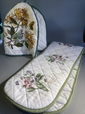 Vintage Portmeirion Botanischer Garten, Tee gemütlich und Ofenhandschuhe