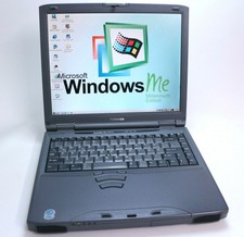 Windows ME Vintage Laptop Toshiba Satellite Pro 4600 850 MHz 14" COM RS-232 V.24