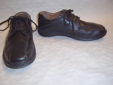 Josef Seibel Herren Schnürschuhe in Schwarz Leder Grösse 44 K (extra wide)