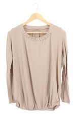 SCHUMACHER Langarmshirt Damen Gr. M beige 
