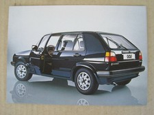 10 gleiche orig. VW GOLF 2 Postkarte Ansichtskarte 80er Jahr für Wiederverkäufer