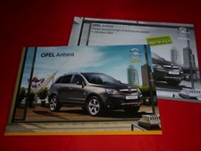 OPEL Antara Basis Edition Cosmo Prospekt Brochure Preisliste Pricelist von 2007