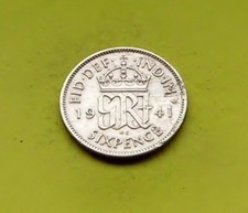 Großbritannien     Six Pence 1941  ( Silber 0,500 )   # 02/209/20
