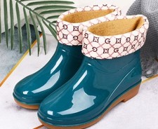 Gummistiefel Damen Regenstiefel Stiefeletten Gartenstiefel Regenschuhe Gr.36-40