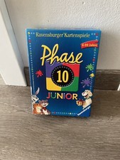 Phase 10 Junior Ravensburger Kartenspiel Kinder Kinderspiel guter Zustand 