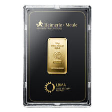 Goldbarren 10g Heimerle + Meule im Blister 