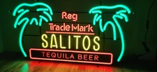 Salitos Bier LED Schild Palmen Neon 90x54x10 NEU OVP Leuchtreklame Werbung Bar