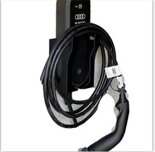 Audi Etron Skoda iV Porsche Charger Wandhalterung Typ 2 mit Kabelhalter