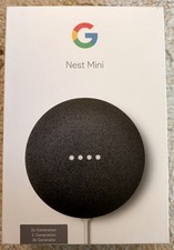 Google Nest Mini (2nd Generation) Smart Lautsprecher - Dunkelgrau