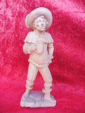 schöne, alte Holzfigur ,  Landsknecht mit Bier 