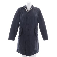 MAX MARA Wendemantel Gr. 36 Blau Weiß Damen Mantel Übergangsmantel Regenmantel