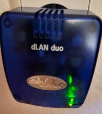 devolo dLAN duo PowerLine PowerLan Adapter MT 2069 blau (LAN & USB)