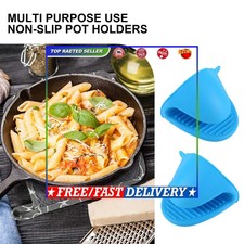 2 Stck. Geschirr Handschuhe Clips Anti-Verbrühungs Heiß Kochpfannen Handschuhe Wohnzubehör