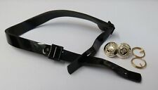 Royal Engineers Kinnriemen Set Britische Armee Ausgabe komplett mit Knöpfen & Ringe