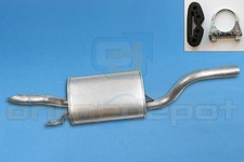 Endschalldämpfer + Anbausatz FIAT Punto 2 II 188 1.2 8V/16V Schrägheck Auspuff
