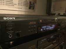 Top : Sony Minidisc MDS-JE520 Recorder schwarz  +  BDA + Kabel + 7MD´s