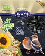 25 kg Sonnenblumenkerne schwarz Vogelfutter Vögel  Lyra Pet® HK Deutschland