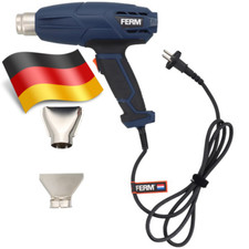 Heißluftgebläse FERM - 2000W - 400°C/600°C Heißluftföhn Heißluftpistole DE