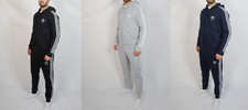 adidas 3Stripes Trainingsanzug Jogginganzug  Fleece Sportanzug Jogger In-Outdoor