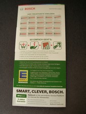 Edeka - Bosch Treueaktion - 20 Treuepunkte vollständig eingeklebt