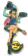 HARD ROCK CAFE GUATEMALA CITY BURLESQUE GIRL 2013 PIN