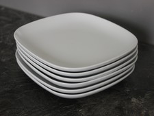 IKEA 365+ Dessertteller Susan Pryke 13781 eckig quadratisch weiß 18x18cm Teller