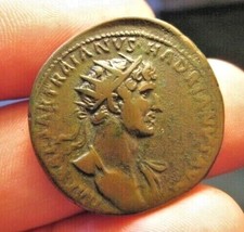 Hadrian - Dupondius - PONT MAX TRPOTCOSII FORTRED - 13,49g