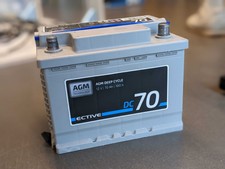ECTIVE DC 70 AGM Deep Cycle 70Ah Versorgungsbatterie