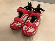 Specialized S-Works Trivent Schuhe Rot-Weiß Frauen Triathlon-Rennradschuhe