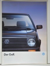 VW Volkswagen Golf 2  CL GL GT GTD Special Prospekt 01/1990