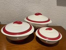 3 Teile Schussel Thermoschussel Isoliert Stahl Kasserolle Servierschale Küche