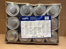 Olympia Flüssigscheuern Kraftstoff Lebensmittelwärmer einfach zu öffnen und wieder zu verschließen (12x4 Stunden Dosen)