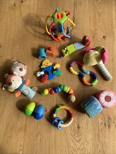 Kleinkind Baby Spielzeug Konvolut - Rasseln, Motorikspielzeug u.a. HABA und NUK