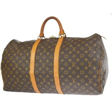 LOUIS VUITTON KEEPALL 55 REISETASCHE BOSTON TRAVEL BAG WEEKENDER TASCHE MONOGRAM