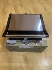 Salz Marmor Stein XL Gesundheit und Panini Grill Antihaftbeschichtet klein verschickt Griff