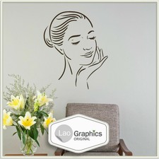 Friseur Salon Wandaufkleber Vinyl Kunst Transfer Schönheit Dekor Friseur Aufkleber UK