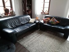 3 2 couch garnitur leder gebraucht - gut erhalten