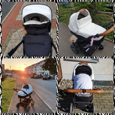 Gesslein Indy Leder Kombikinderwagen + viel Zubehör NP 1669,-€