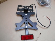 Rizoma Kennzeichenhalter Fox für Yamaha YZF 1000 R 1 Baujahr 2004-2008 Schwarz 