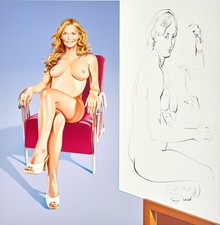 Mel Ramos Drawing Lesson handsigniert nummeriert neuwertig inkl. Rechnung Hilger