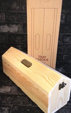 Tablett Chique-Holz Wein Box/Serviertablett von Rack Pack-unbenutzt/verpackt