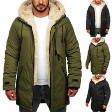 Parka Jacke Wärmejacke Sportjacke Winterjacke Unifarben Herren Mix BOLF Casual