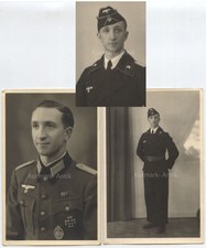 S625 Fotos Wehrmacht Studio Portrait Panzer Offizier Top Orden Uniform Ek1 PKA !