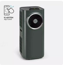 Mobile Klimaanlage WiFi Klimagerät mobil 12000 BTU Ventilator 385 m³/h anthrazit