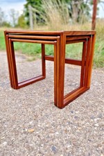 Vintage gplan MID CENTURY TEAK Beistelltische-Retro Danish Design-Holz MCM